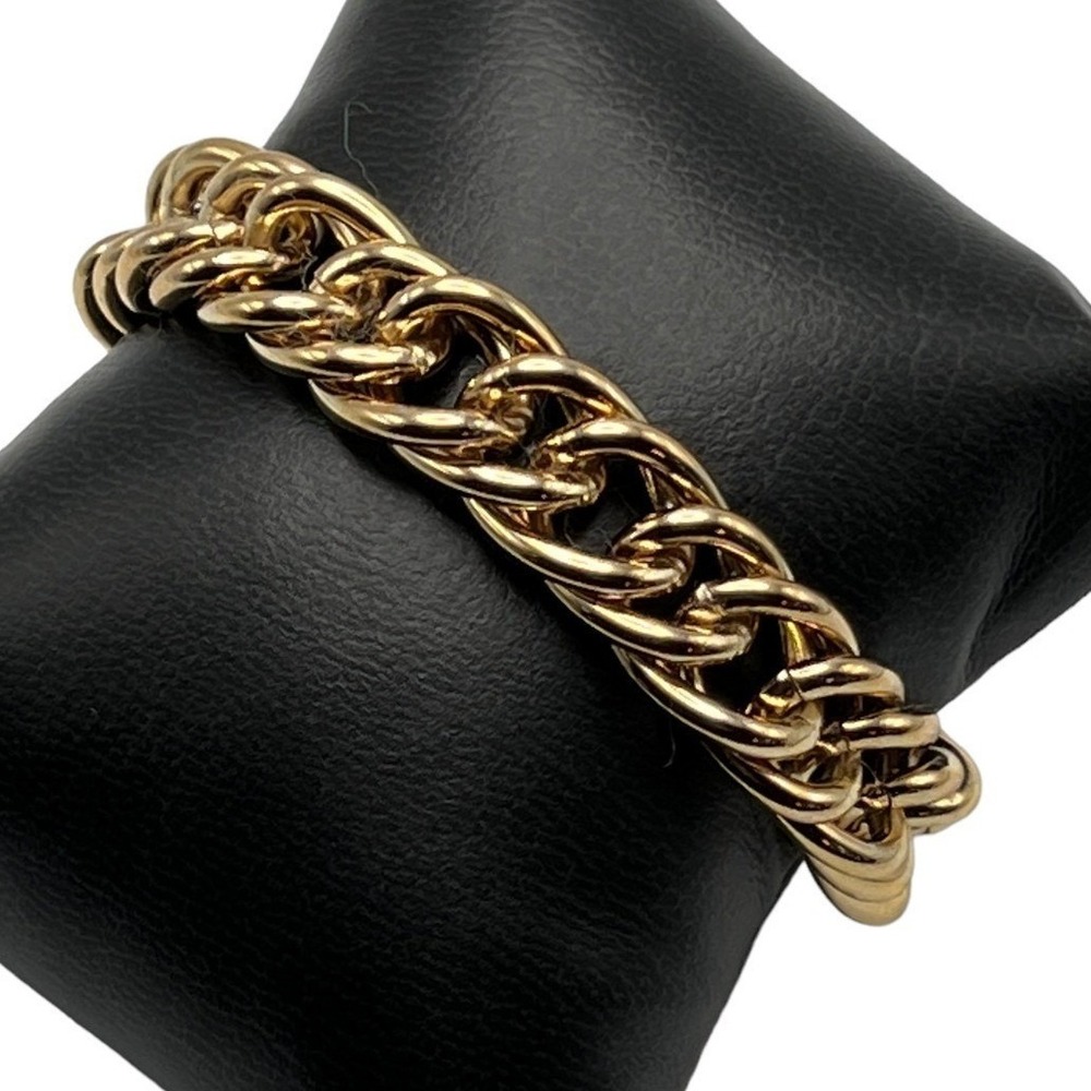 Vintage Avon Womens Bracelet 7 Inch Chunky‎ Link Gold Tone 1986